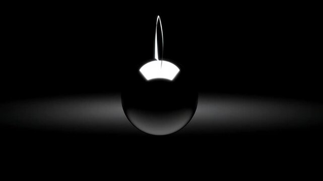 Modern pendant lamp hanging down.