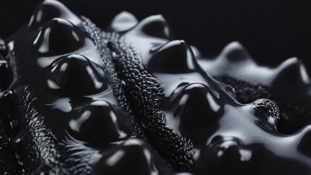 Macro Texture Closeup Studded Surface in Dramatic Black and White