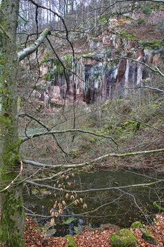 Steinbruch Borstein an der Tromm im Odenwald