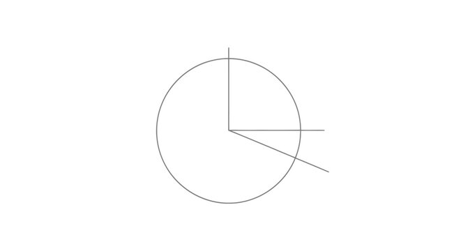 Geometric Illustration of a Circle with Radius and Diameter Lines