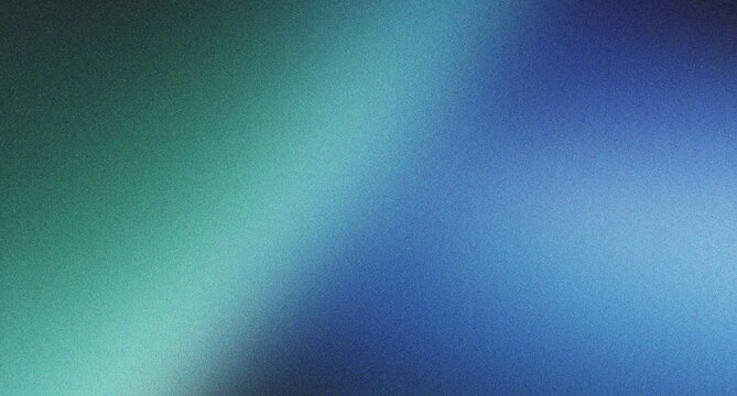 Abstract gradient background featuring a diagonal blend of teal and blue hues with a noticeable grainy texture effect.