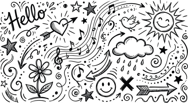 Help Doodle Background