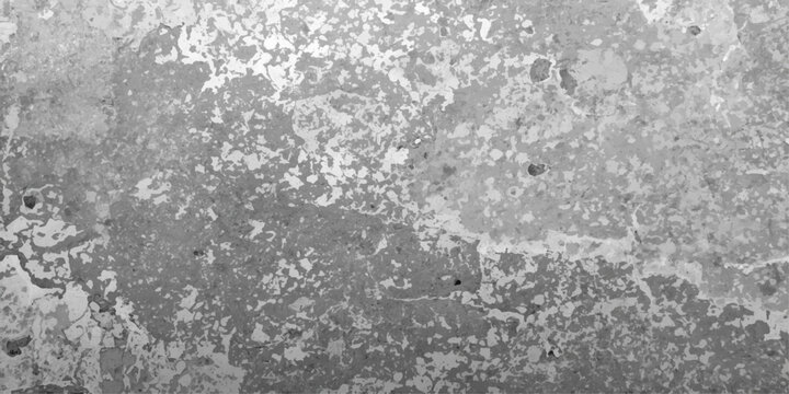 Vintage black and white grunge texture featuring a rough grey stone pattern on an old concrete wall backdrop with a dirty marble design and weathered paper surface