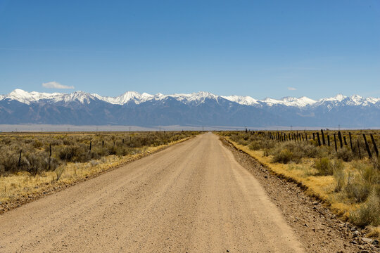 Rough Road to the Sangre de Christo Mountains