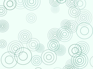 Fototapeta premium Scatter Rings Modern Geometric Pattern Design