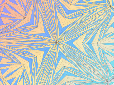 Non-Repeating Mathematical Tiling Pattern Art Print
