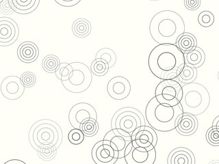 Fototapeta premium Concentric Ring Clusters Minimal Abstract Background