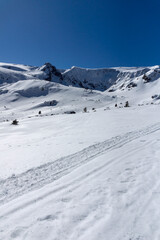 Obraz premium Rila Mountain near The Seven Rila Lakes, Bulgaria
