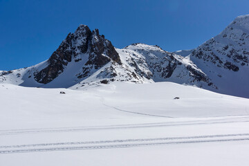 Obraz premium Rila Mountain near The Seven Rila Lakes, Bulgaria