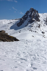 Fototapeta premium Rila Mountain near The Seven Rila Lakes, Bulgaria