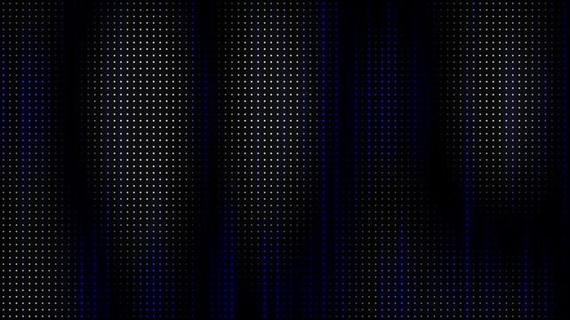 Blue White Dot Matrix Abstract Digital Lights Pattern Futuristic Background Loops 4k animation video