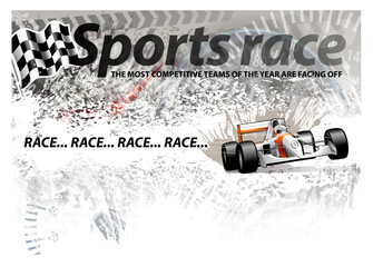 Fototapeta premium tough race
