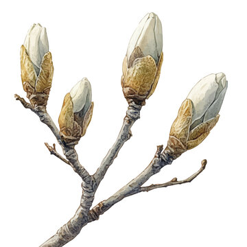 Spring Buds Drawing