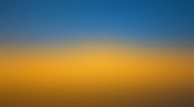 Blue and yellow gradient resembling ukraines flag. Suitable for ukraine independence day designs, cultural events, patriotic themes, or national pride projects.