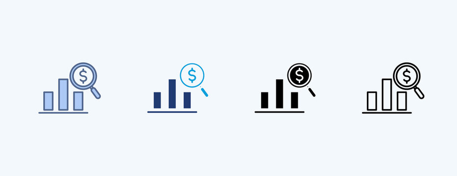 Competitive Advantage Multiple Icon Illustration Vector