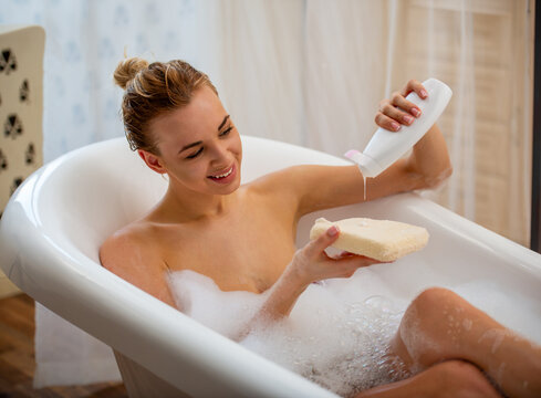 Bubble bath body care.