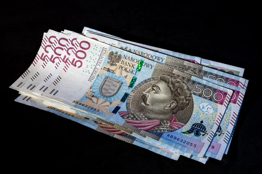 Polish 500 Zloty Banknotes with Portrait of Jan III Sobieski