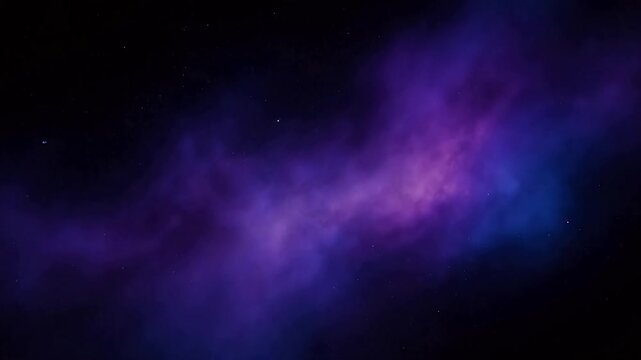 Cosmic nebula in space