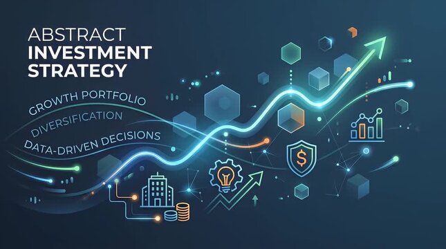 Abstract Investment Strategy Visualization with Data Elements