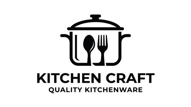 Kitchen Craft Quality Kitchenware Logo Design.