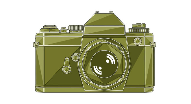 Green Camera Device Photography Equipment.