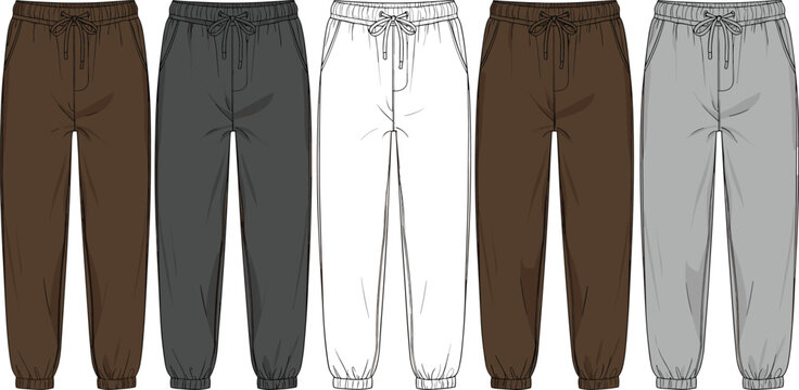 Collection of Sweatpants in Different Colors and Styles for Comfortable Casual Wear