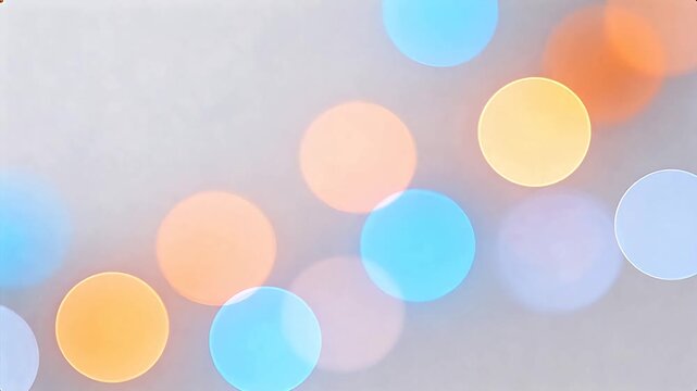 Colorful blurred lights on soft background