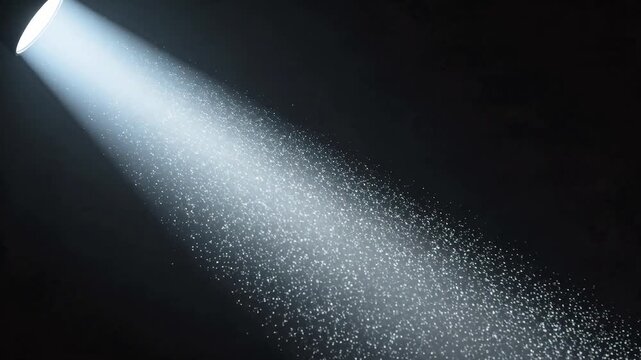 Spotlight beam in dark space