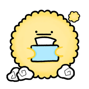 ふわふわ花粉｜ティッシュ抱っこ