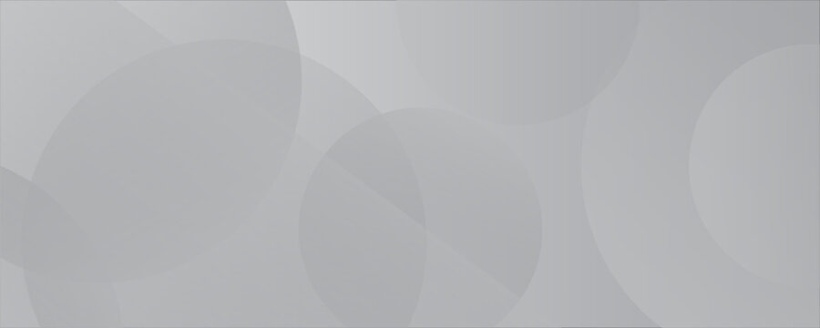 Minimalist Light Grey Abstract Background with Overlapping Circles