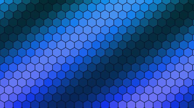 Abstract blue hexagonal background pattern for modern technology design
