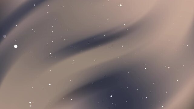 Abstract beige brown gradient background with soft light and floating particles. Perfect for elegant backdrop, luxury design, presentation and cinematic motion graphics.