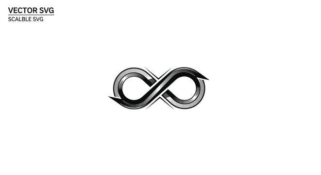Infinity Symbol Vector Graphic - Endless Loop, Eternity, Forever