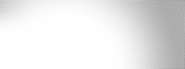 White pattern half square background with halftone noise and tone. Line pixel dot design for comic or gradient. Texture through fire sunburst effect bitmap brochure illustration. © annetdebar