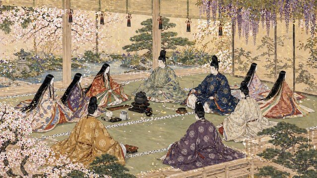 平安時代のお茶会