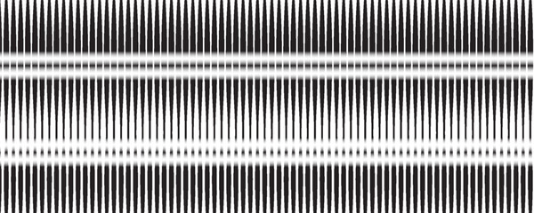 Obraz premium Black and white striped halftone gradient. Fading line gradation background. Repeating strip pattern backdrop. Parallel lines wallpaper for overlay, print, cover. Vector Doppler effect concept