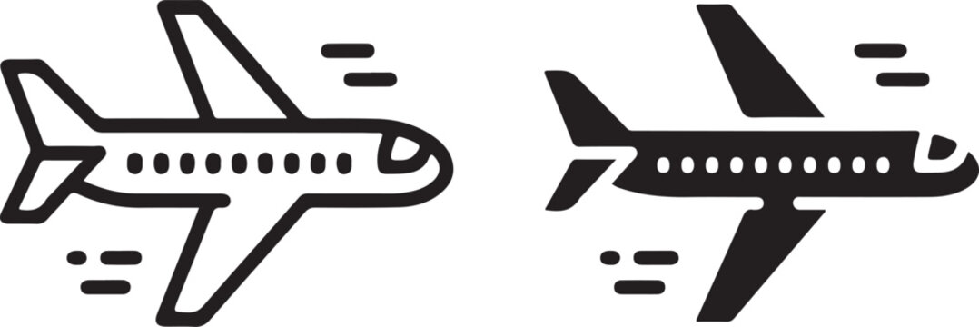 Black and white line of equal and not equal mathematical symbols line mathematical symbols