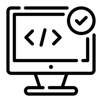 coding line icon