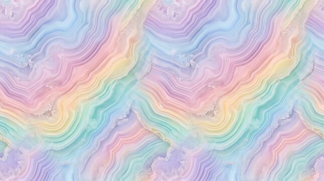 Abstract seamless background with soft pastel wave patterns and smooth gradients