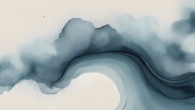 Ink flow abstract minimal background