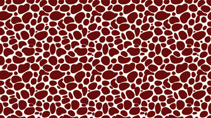 Maroon and White Seamless Giraffe Print Pattern © Robich Art