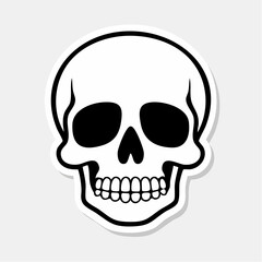 Obraz premium Stylized Skull Illustration