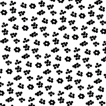 A cluster of atoms or molecules in separate small groups.