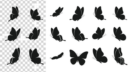Butterfly Silhouette Collection © ahmad