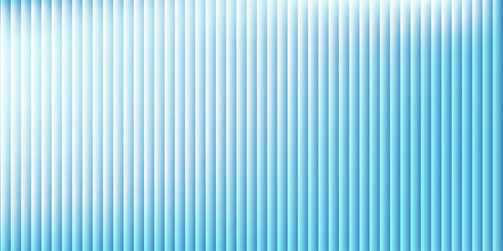 Dark blue grey ribbed glass. Vector ribbed glass texture background. Mesh gradient. acrylic ribbed bath surface. Reeded glass background semitransparent overlay. eps 10