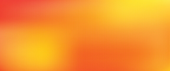 Fototapeta premium Abstract background with vibrant orange and yellow gradient featuring a subtle halftone dot pattern eps10