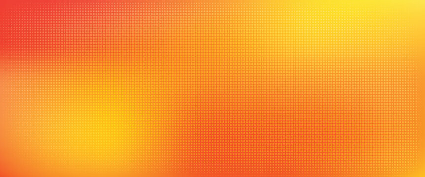 Abstract background with vibrant orange and yellow gradient featuring a subtle halftone dot pattern eps10
