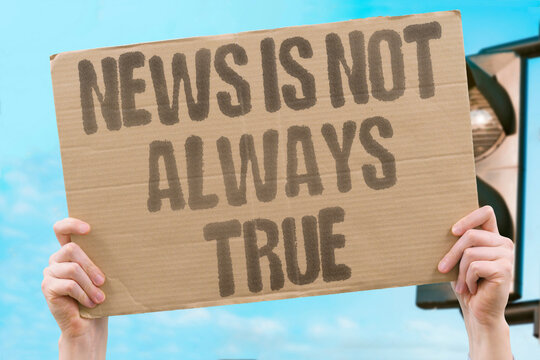 "News Is Not Always True" research confirms news measurably mixing opinion into adult modern daily factual reporting. REAL. LIFE. MODERN. HUMAN. MIND.