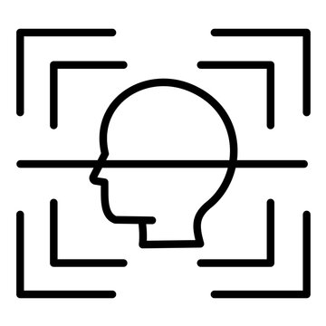 Image Recognition  Icon Element For Design 