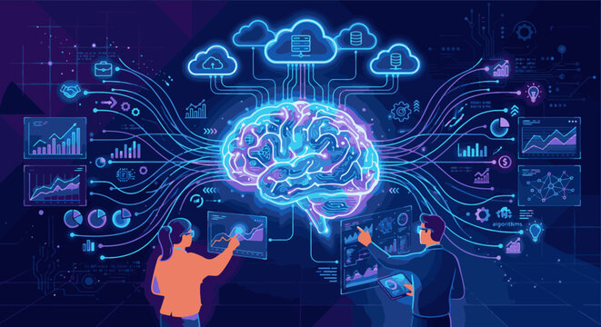 Artificial Intelligence and Big Data Analytics with Cloud Computing